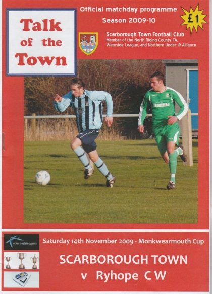 Scarborough Town v Ryhope CW  14-Nov-2009