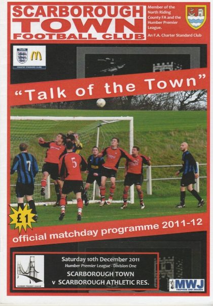 Scarborough Town v Scarborough Athletic Reserves  10-Dec-2011