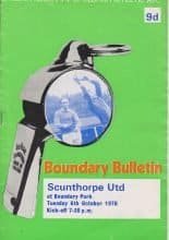 Oldham Athletic v Scunthorpe United 06-Oct-1970