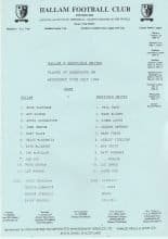 Hallam v Sheffield United 27-Jul-1994