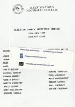 Ilkeston Town v Sheffield United  19-Jul-1999