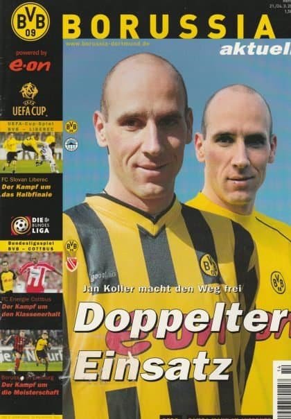 Borussia Dortmund v Slovan Liberec  21-Mar-2002