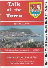 Scarborough Town v South Bank St Peters   06-Dec-2008