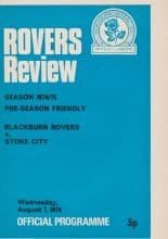 Blackburn Rovers v Stoke City 07-Aug-1974