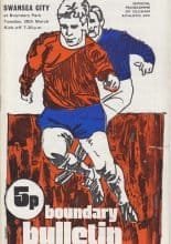 Oldham Athletic v Swansea City 28-Mar-1972