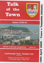 Scarborough Town v Teeside Athletic 18-Apr-2009
