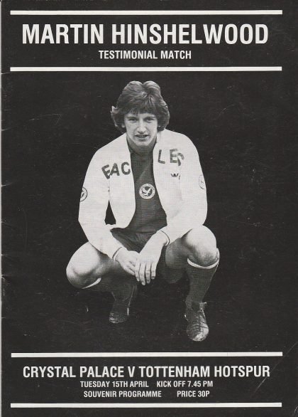 Crystal Palace v Tottenham Hotspur 15-Apr-1980