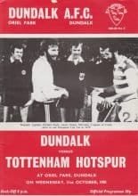 Dundalk v Tottenham Hotspur   21-Oct-1981