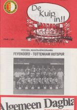 Feyenoord v Tottenham Hotspur  02-Nov-1983