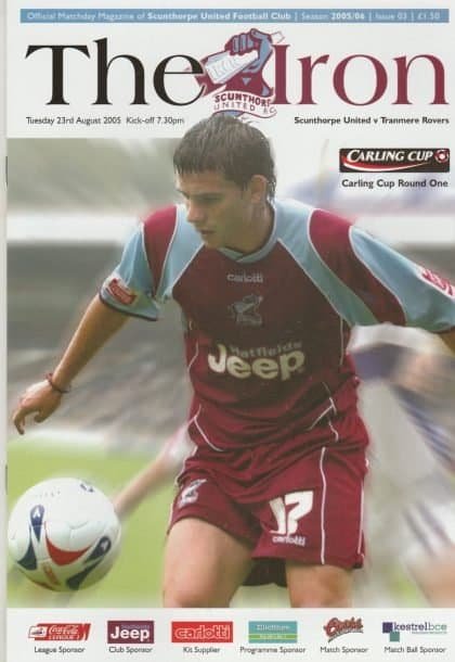 Scunthorpe United v Tranmere Rovers 23-Aug-2005
