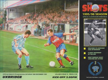 Aldershot Town v Uxbridge 02-Dec-1995