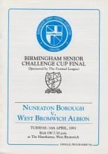 Nuneaton Borough v West Bromwich Albion 16-Apr-1991