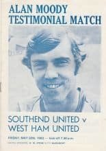 Southend United v West Ham United 20-May-1983
