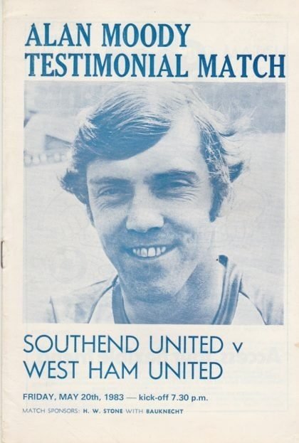 Southend United v West Ham United 20-May-1983