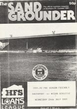 Southport v Wigan Athletic 24-Jul-1991