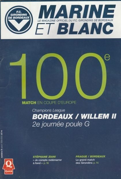 Girondins Bordeaux v Willem II  21-Sep-2000