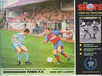 Aldershot Town v Wokingham Town 16-Dec-1995