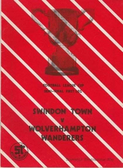 Swindon Town v Wolverhampton Wanderers 15-Jan-1980