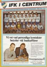 IFK Norrköping v Wolverhampton Wanderers 03-Oct-1984