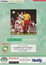 Aylesbury United v Aldershot Town 01-Dec-2001