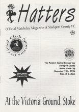 Stockport County Reserves v Stoke City Reserves 19-Dec-1996
