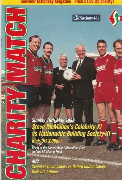 Steve McMahon's Celebrity XI v Nationwide Building Society XI  19-May-1996
