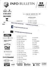 FC Utrecht v Sheffield Wednesday 1996-97