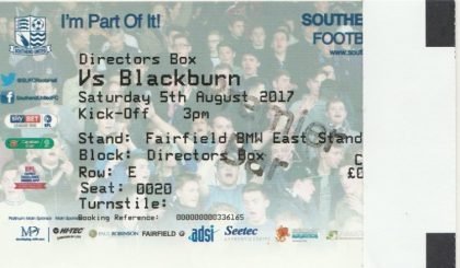 Southend United v Blackburn Rovers  05-Aug-2017