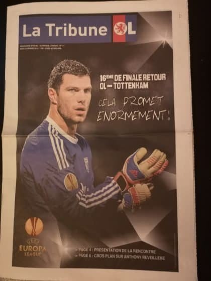 Olympique Lyon v Tottenham Hotspur 21-Feb-2013