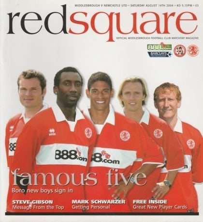 Middlesbrough v Newcastle United 14-Aug-2004