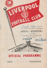 Liverpool v Northampton Town 25-Jan-1958