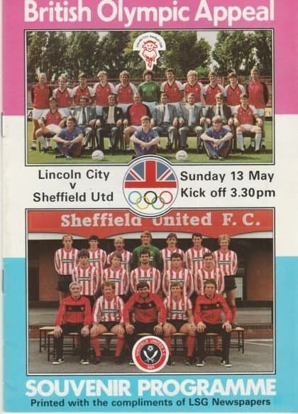 Lincoln City v Sheffield United 13-May-2000