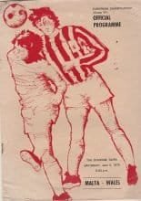 Malta v Wales  02-Jun-1979