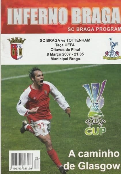 Sporting Braga v Tottenham Hotspur 08-Mar-2007