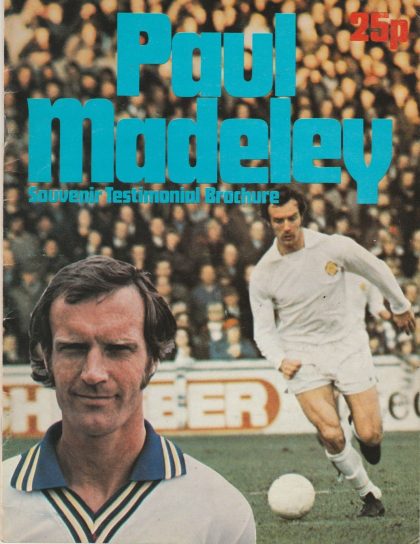 Paul Madeley Testimonial Brochure 1976-77