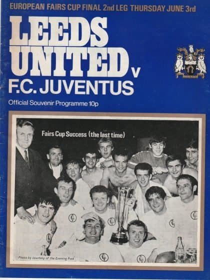 Leeds United v Juventus 03-Jun-1971