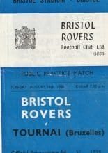 Bristol Rovers v Tournai 16-Aug-1966