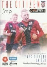 York City v AFC Telford United 11-Jan-2020