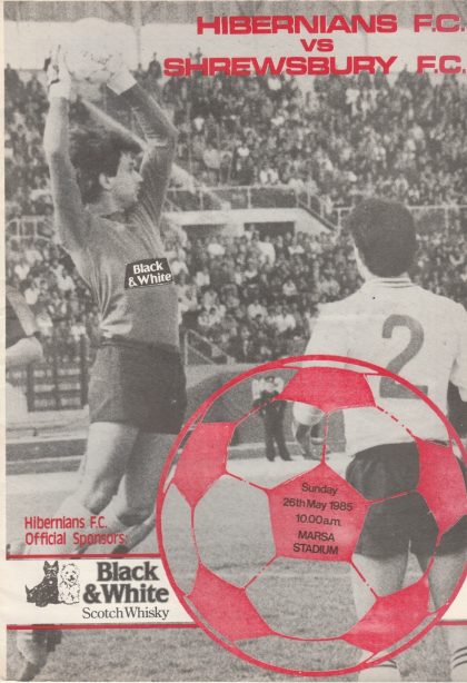 Hibernians (Malta) v Shrewsbury Town 26-May-1985