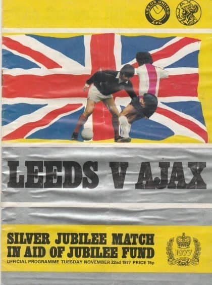 Leeds United v Ajax  22-Nov-1977