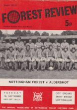 Nottingham Forest v Aldershot Town 07-Sep-1971