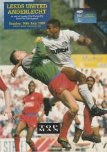 Leeds United v Anderlecht  30-Jul-1989