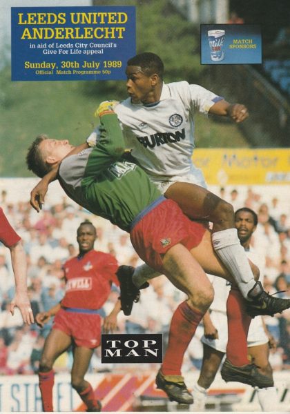 Leeds United v Anderlecht  30-Jul-1989