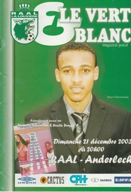 RAAL La Louviere v Anderlecht  21-Dec-2003