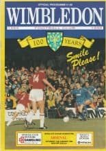 Wimbledon v Arsenal 13-Jan-1990