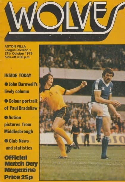 Wolverhampton Wanderers v Aston Villa 27-Oct-1979