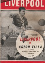 Liverpool v Aston Villa 05-Oct-1963