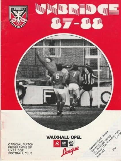 Uxbridge v Basildon United  17-Nov-1987