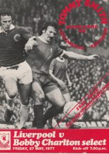 Liverpool v Bobby Charlton Select  27-May-1977