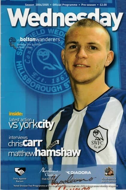 Sheffield Wednesday v Bolton Wanderers 31-Jul-2004